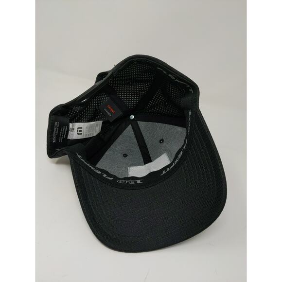 Flexfit 110 One Ten Snapback Hat Forklift Embroidered Logo Black - Picture 9 of 11